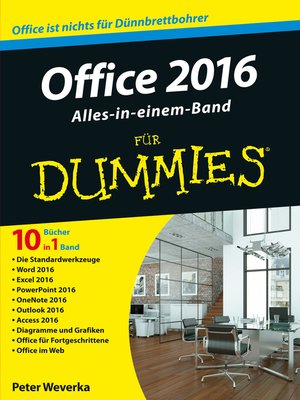 cover image of Office 2016 f&uuml;r Dummies Alles-in-einem-Band